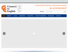 Tablet Screenshot of connect2english.co.uk